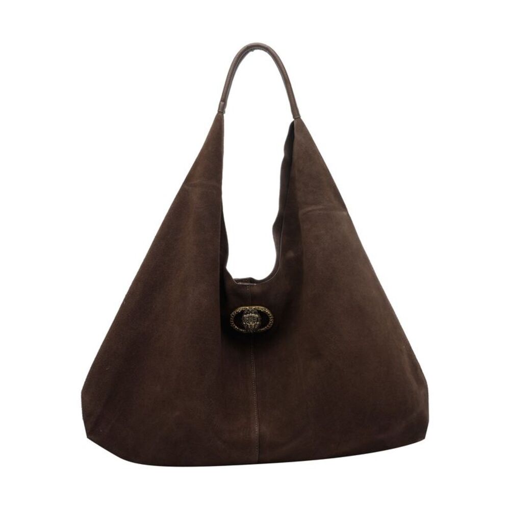 Kurt Geiger Women Large Suede Chelsea Slouch Hobo Bag